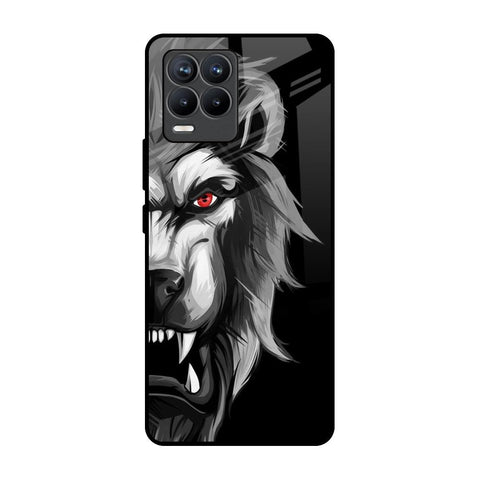 Wild Lion Realme 8 Pro Glass Back Cover Online