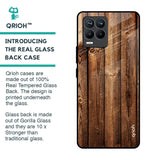 Timber Printed Glass Case for Realme 8 Pro