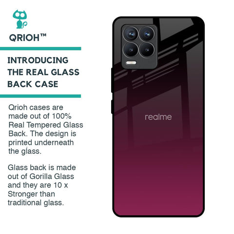 Wisconsin Wine Glass Case For Realme 8 Pro