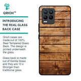 Wooden Planks Glass Case for Realme 8 Pro