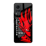 Red Vegeta Vivo X60 Glass Back Cover Online