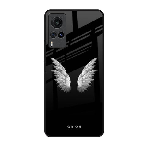 White Angel Wings Vivo X60 Glass Back Cover Online