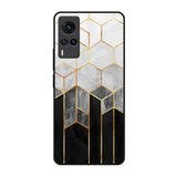 Tricolor Pattern Vivo X60 Glass Back Cover Online