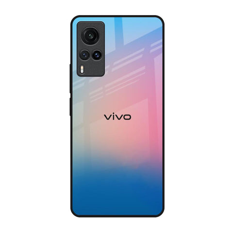 Blue & Pink Ombre Vivo X60 Glass Back Cover Online