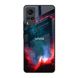 Brush Art Vivo X60 Glass Back Cover Online