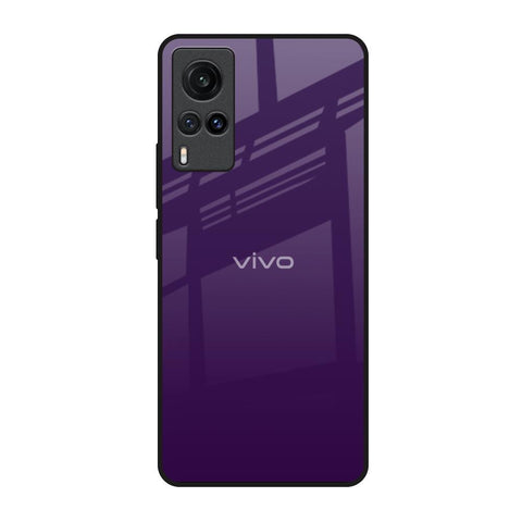 Dark Purple Vivo X60 Glass Back Cover Online