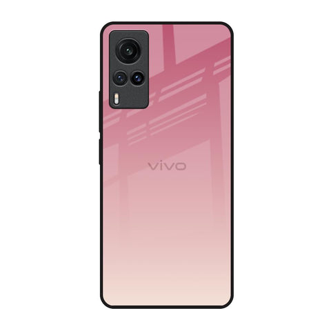 Blooming Pink Vivo X60 Glass Back Cover Online