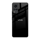 Jet Black Vivo X60 Glass Back Cover Online