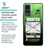 Zoro Wanted Glass Case for Vivo X60