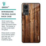 Timber Printed Glass Case for Vivo X60