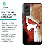 Red Skull Glass Case for Vivo X60