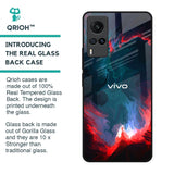 Brush Art Glass Case For Vivo X60