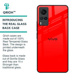 Blood Red Glass Case for Vivo X60