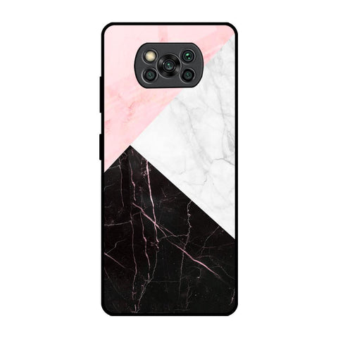 Marble Collage Art Poco X3 Pro Glass Back Cover Online
