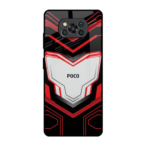 Quantum Suit Poco X3 Pro Glass Back Cover Online