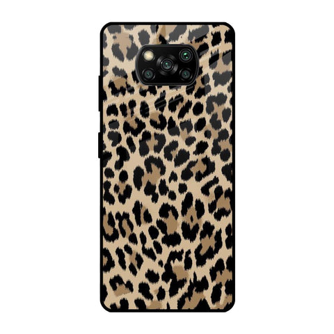 Leopard Seamless Poco X3 Pro Glass Cases & Covers Online