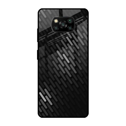 Dark Abstract Pattern Poco X3 Pro Glass Cases & Covers Online