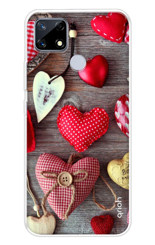 Valentine Hearts Realme C25 Back Cover