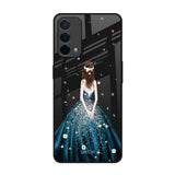 Queen Of Fashion Oppo F19 Glass Back Cover Online