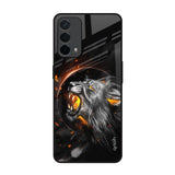 Aggressive Lion Oppo F19 Glass Back Cover Online