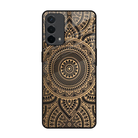 Luxury Mandala Oppo F19 Glass Back Cover Online