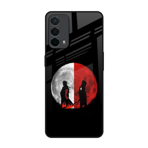 Anime Red Moon Oppo F19 Glass Back Cover Online