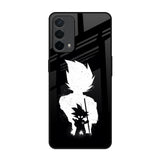 Monochrome Goku Oppo F19 Glass Back Cover Online