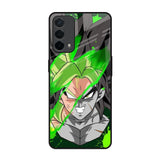 Anime Green Splash Oppo F19 Glass Back Cover Online