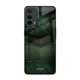 Green Leather Oppo F19 Glass Back Cover Online