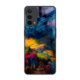 Multicolor Oil Painting Oppo F19 Glass Back Cover Online