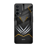 Black Warrior Oppo F19 Glass Back Cover Online