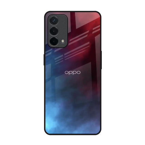 Smokey Watercolor Oppo F19 Glass Back Cover Online