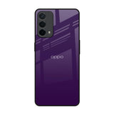 Dark Purple Oppo F19 Glass Back Cover Online