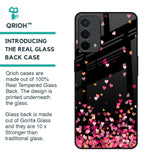 Heart Rain Fall Glass Case For Oppo F19