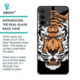 Angry Tiger Glass Case For Oppo F19