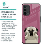 Funny Pug Face Glass Case For Oppo F19