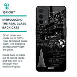 Funny Math Glass Case for Oppo F19