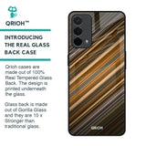 Diagonal Slash Pattern Glass Case for Oppo F19