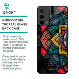 Retro Gorgeous Flower Glass Case for Oppo F19