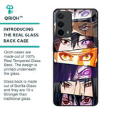 Anime Eyes Glass Case for Oppo F19