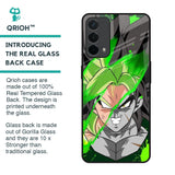 Anime Green Splash Glass Case for Oppo F19