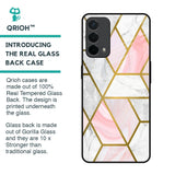 Geometrical Marble Glass Case for Oppo F19