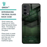 Green Leather Glass Case for Oppo F19