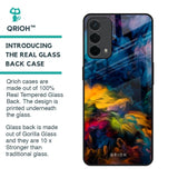 Multicolor Oil Painting Glass Case for Oppo F19