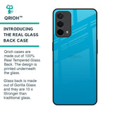 Blue Aqua Glass Case for Oppo F19