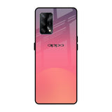 Sunset Orange Oppo F19 Glass Cases & Covers Online