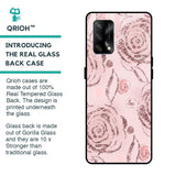 Shimmer Roses Glass case for Oppo F19