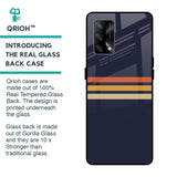 Tricolor Stripes Glass Case For Oppo F19