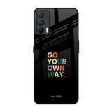 Go Your Own Way Realme X7 Glass Back Cover Online