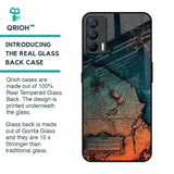 Geographical Map Glass Case for Realme X7